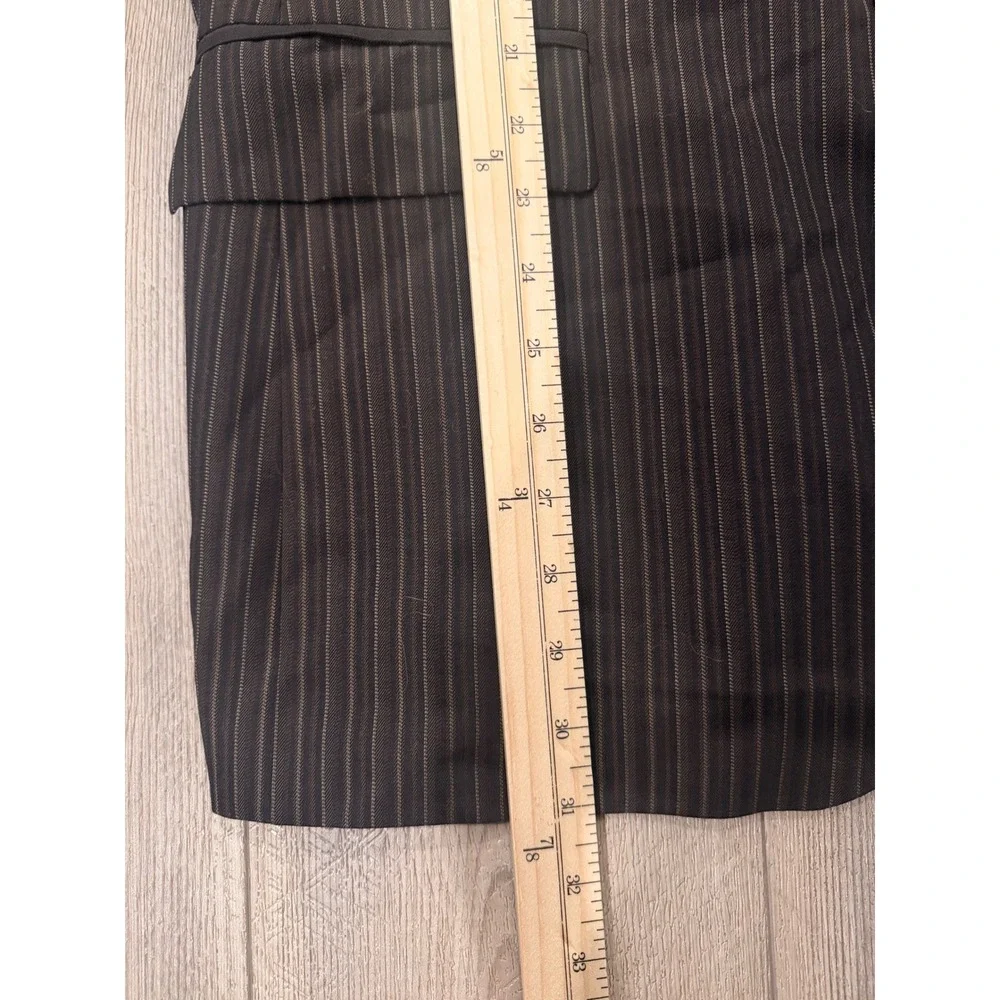 Ted Baker Endurance Mens Brown Pinstripe Wool‎ Cashmere Suit Jacket Blazer NWT